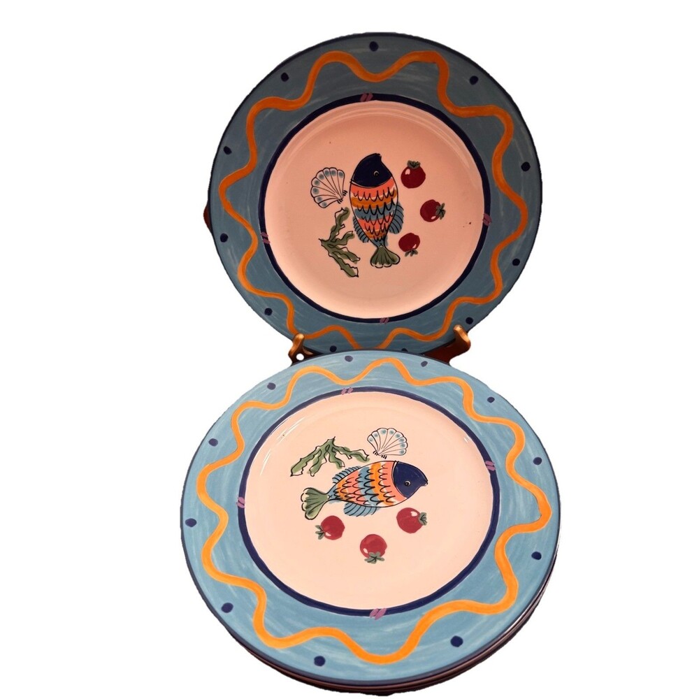 Mikasa OCEAN COLLAGE DX102 Dinner Plate set of 3